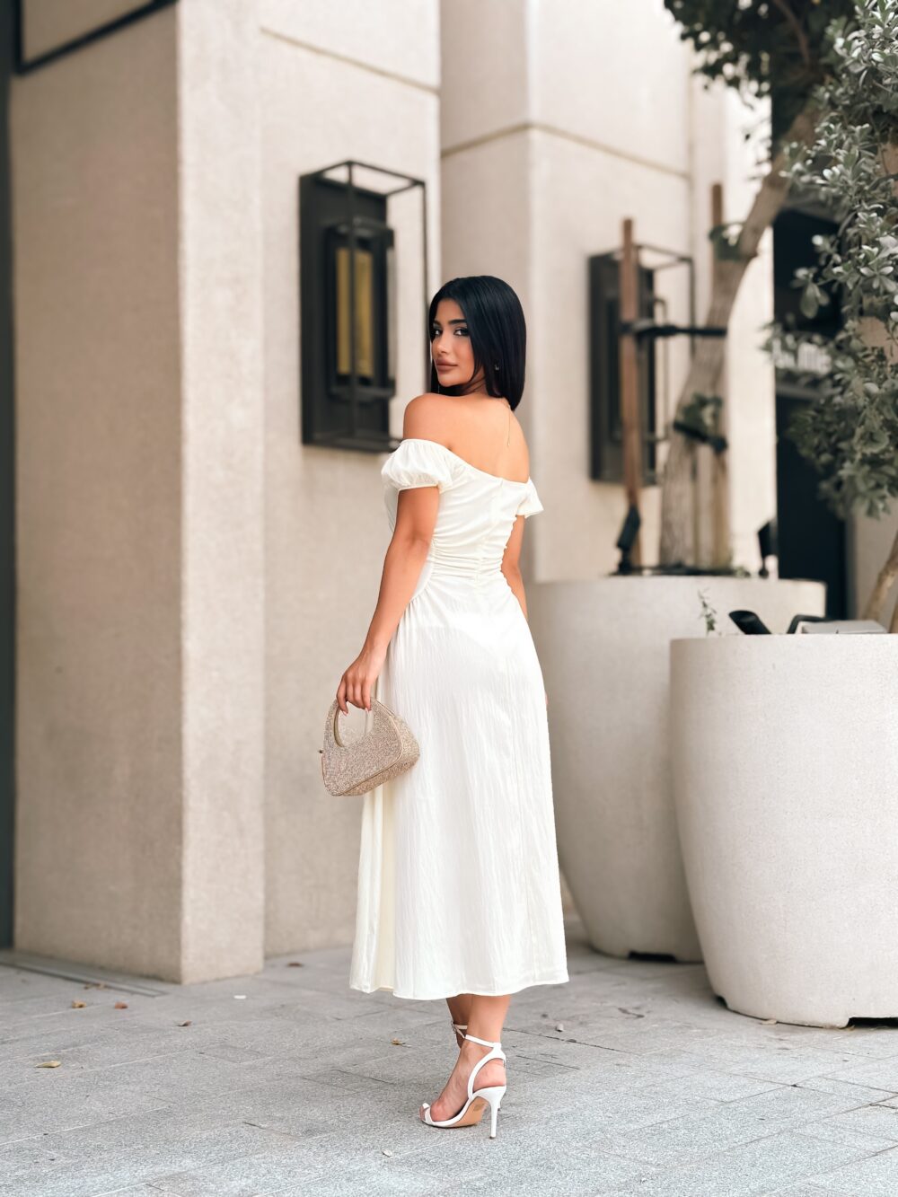 MIDNIGHT CHARM OFF-SHOULDER DRESS - Image 6