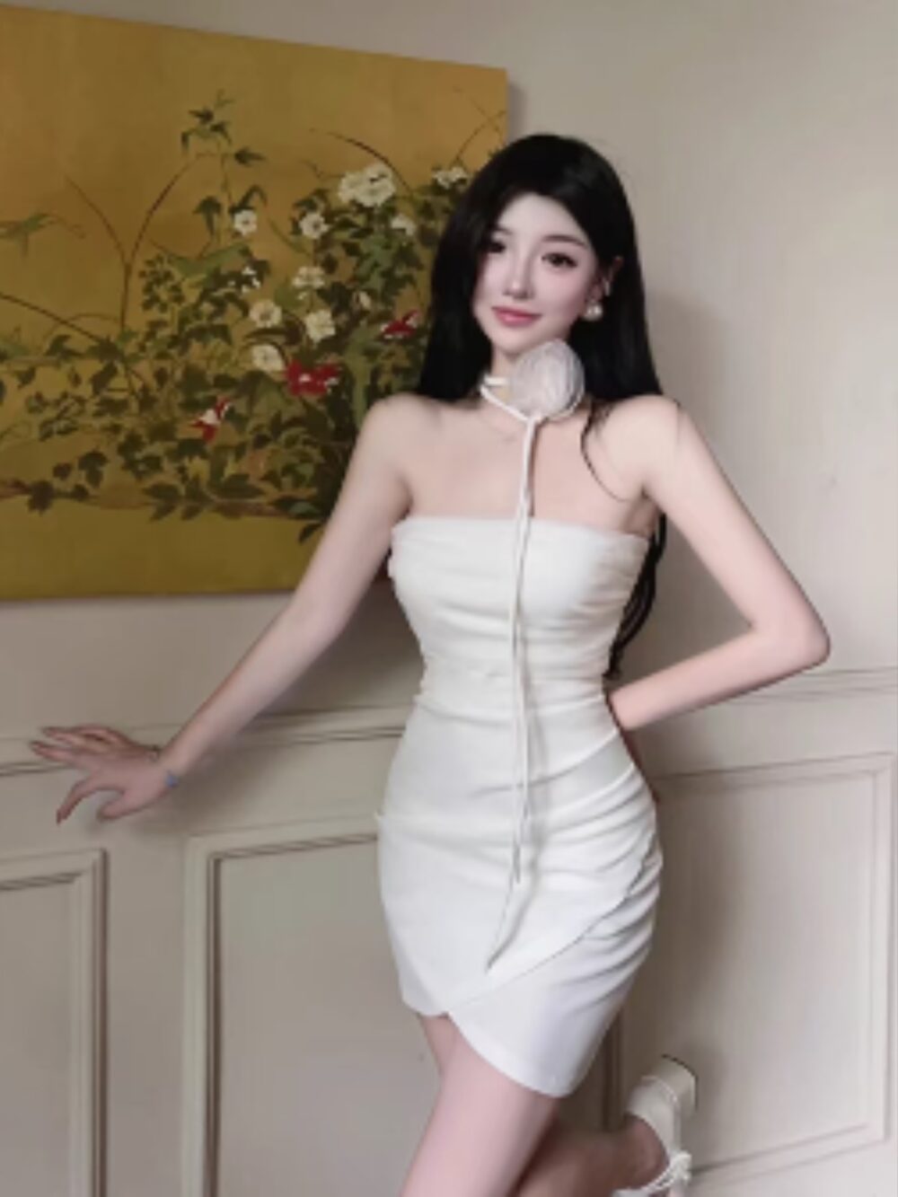 ALLURE STRAPLESS MINI DRESS - Image 3