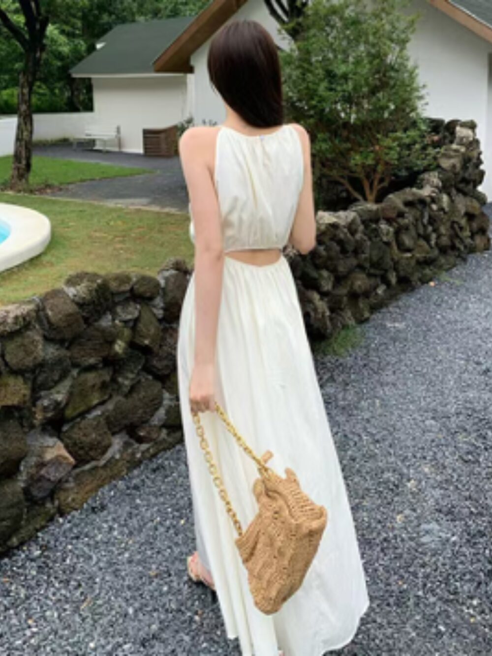 BREEZE GATHERED MAXI DRESS - Image 2