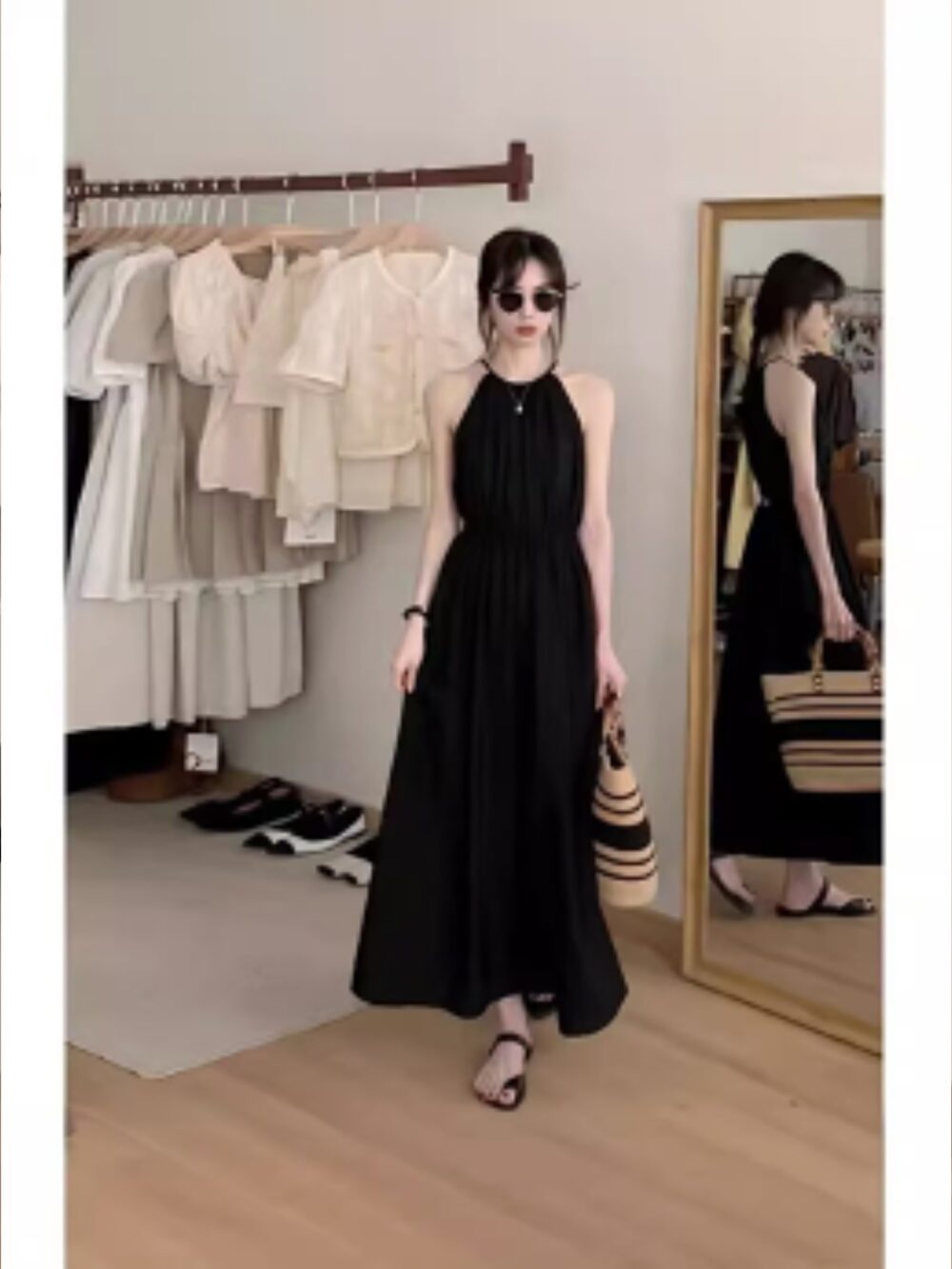 BREEZE GATHERED MAXI DRESS - Image 4