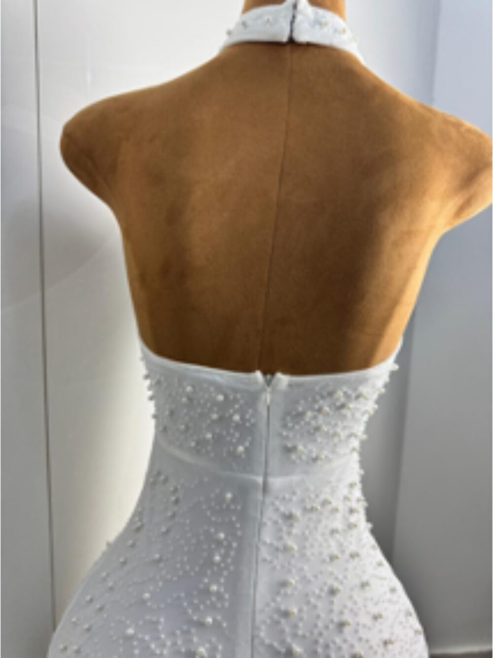 CRYSTAL FROST BODYCON GOWN - Image 3