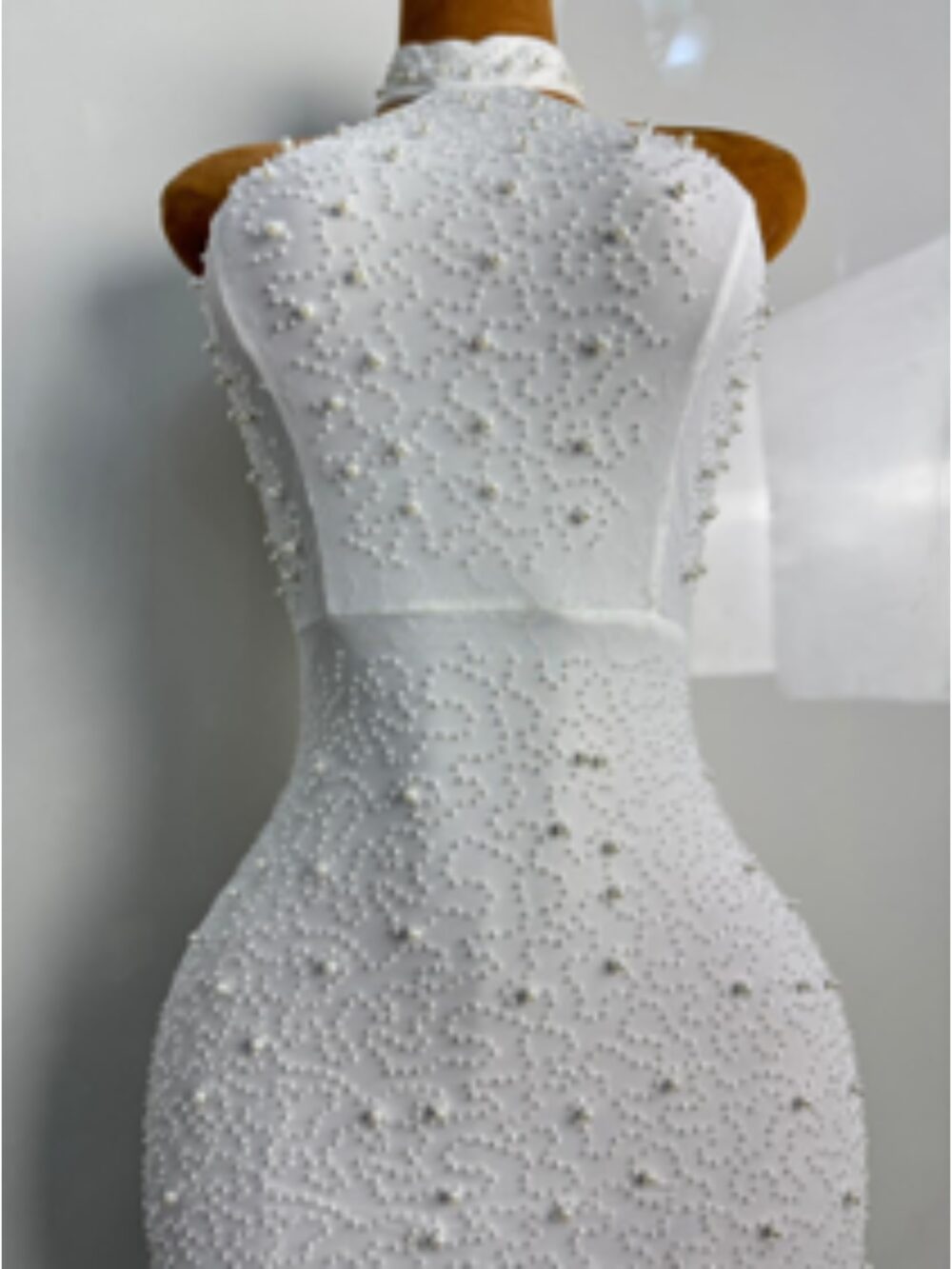 CRYSTAL FROST BODYCON GOWN - Image 2