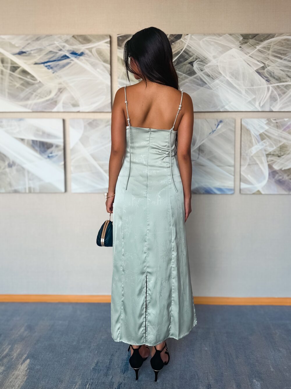 LUXE MINIMALIST SATIN SLIP DRESS - Image 7
