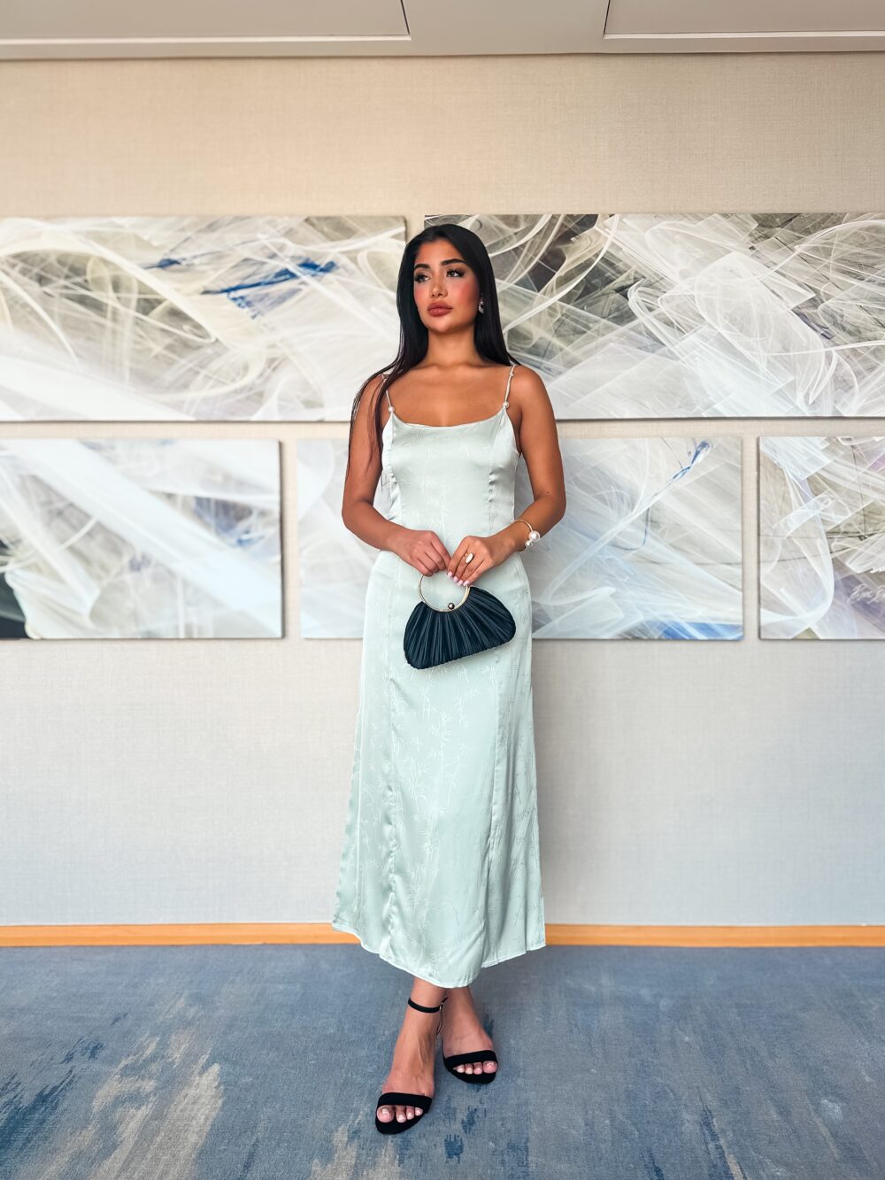 LUXE MINIMALIST SATIN SLIP DRESS - Image 10