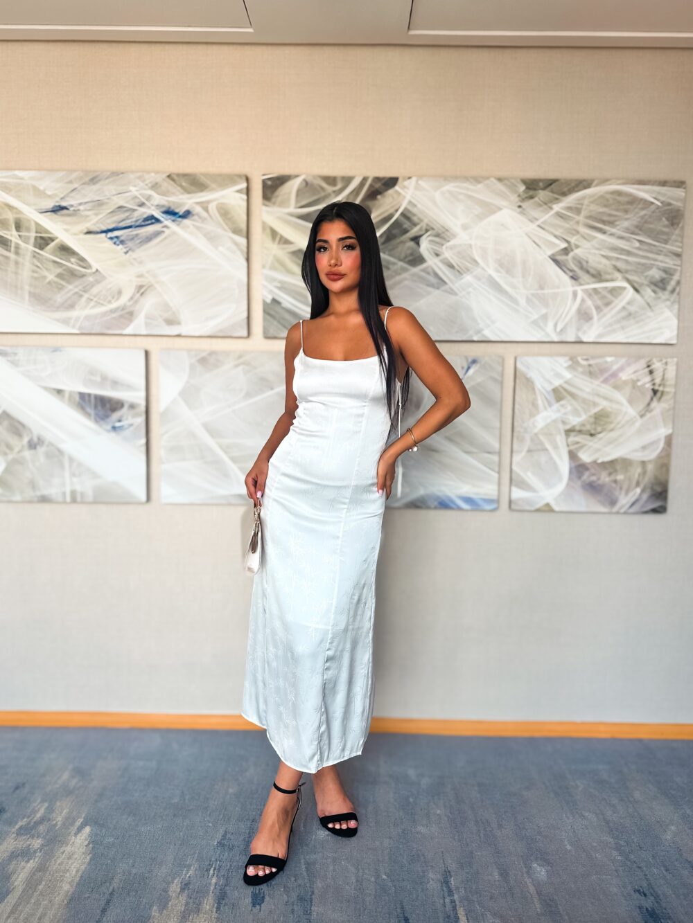 LUXE MINIMALIST SATIN SLIP DRESS - Image 15