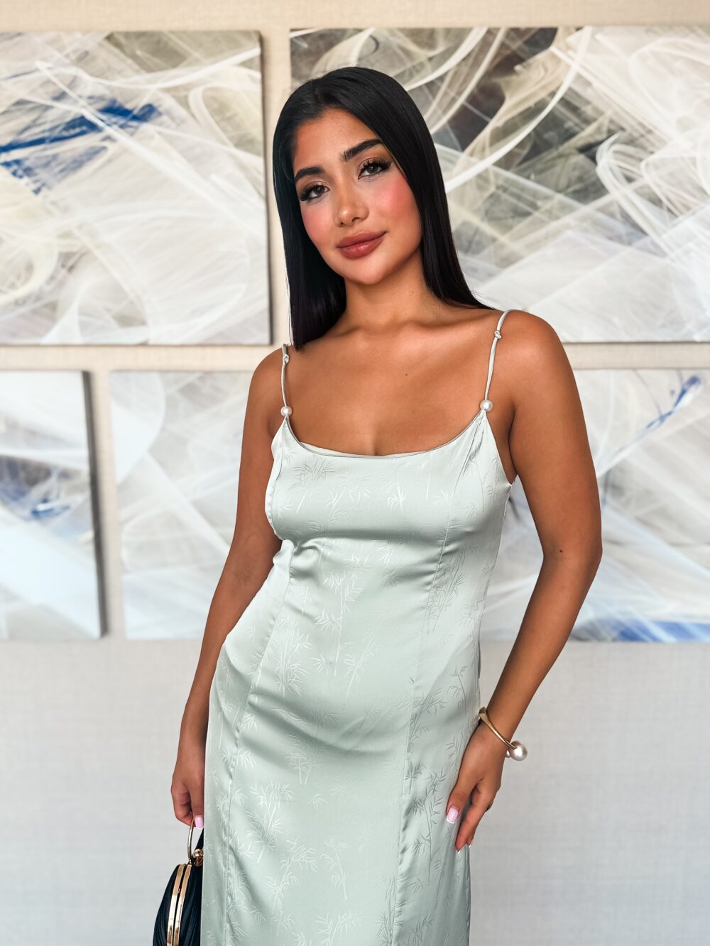 LUXE MINIMALIST SATIN SLIP DRESS - Image 17