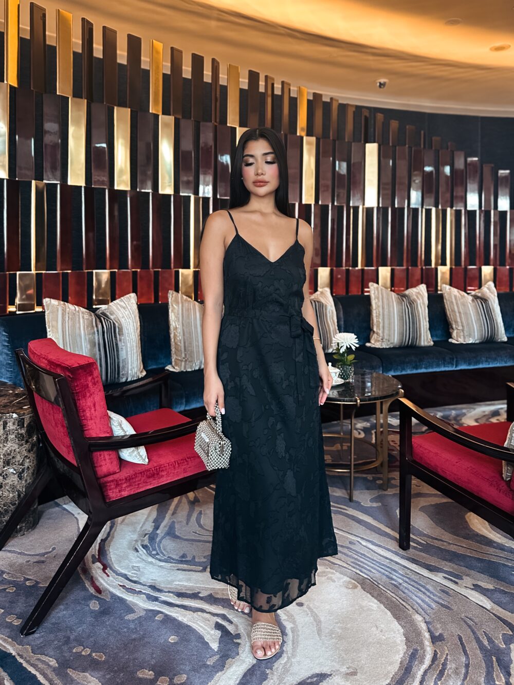WHISPER LACE SHEER MIDI DRESS - Image 5