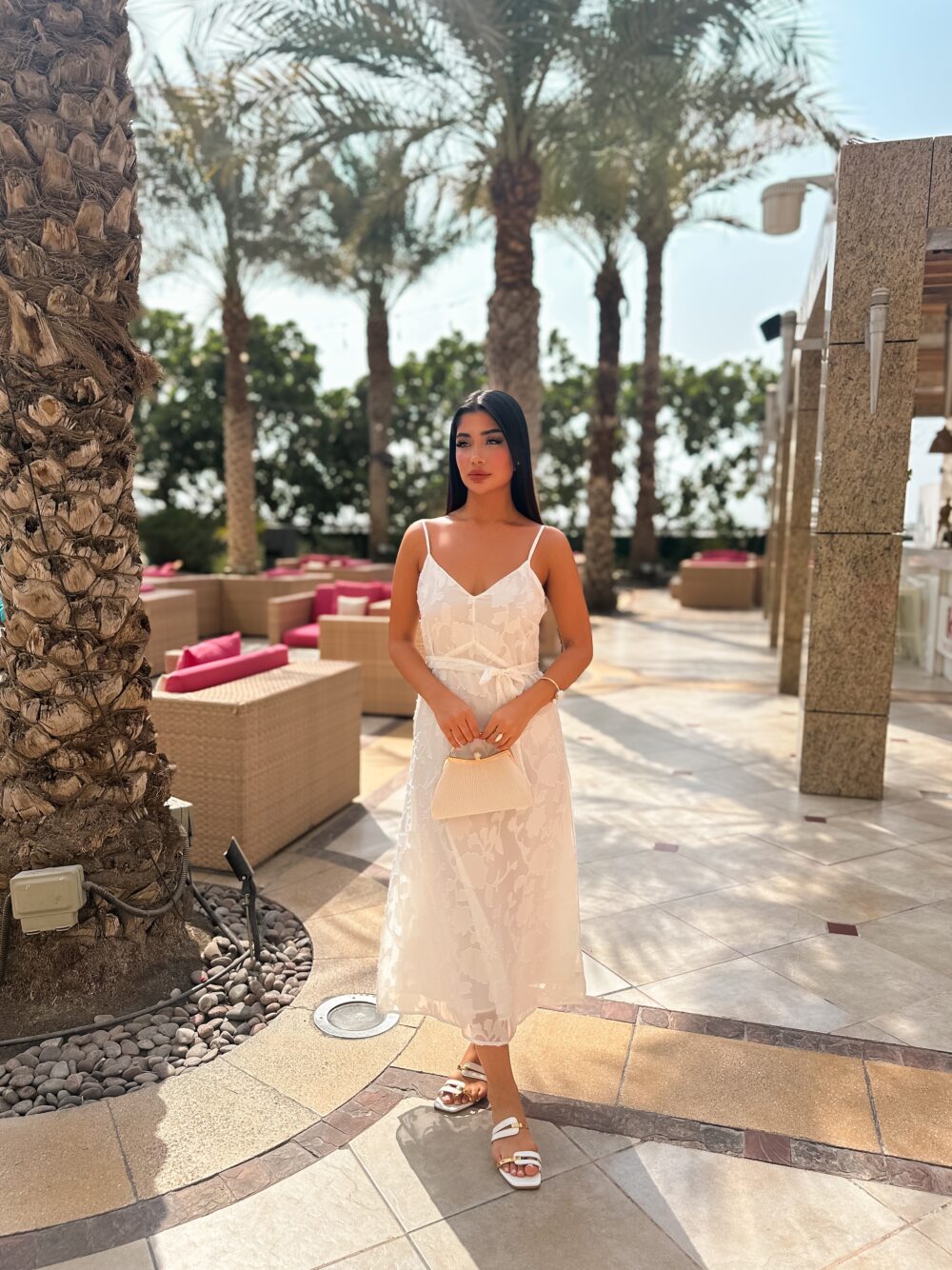 WHISPER LACE SHEER MIDI DRESS - Image 6