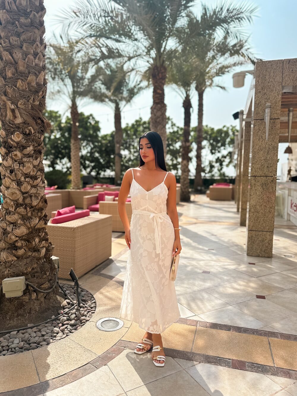 WHISPER LACE SHEER MIDI DRESS - Image 7