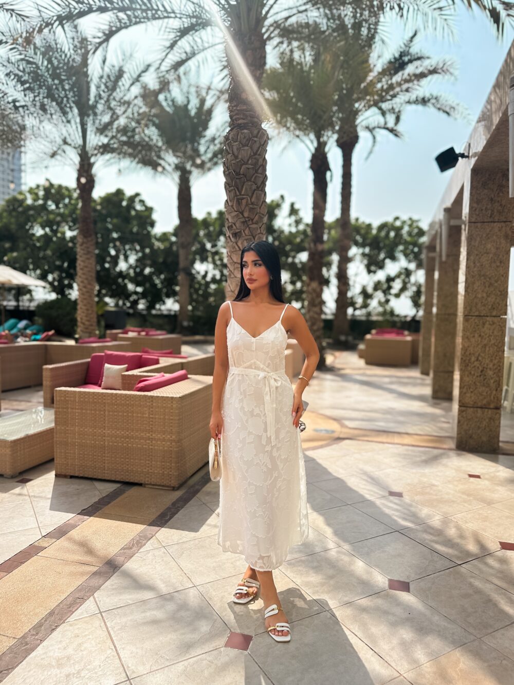 WHISPER LACE SHEER MIDI DRESS - Image 8
