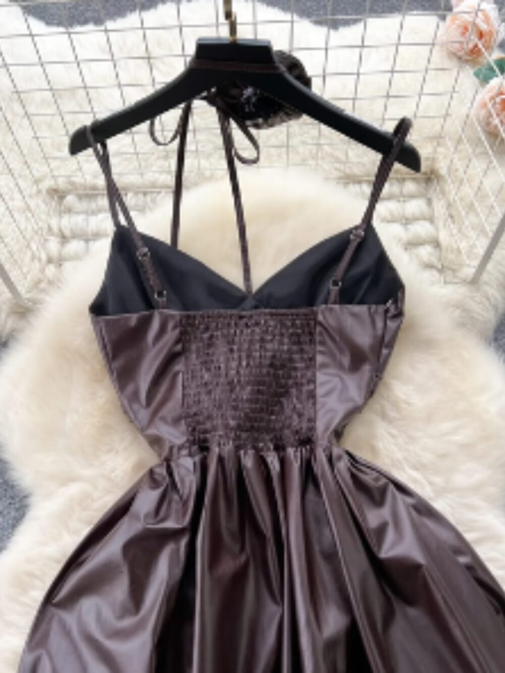 MIDNIGHT HALTER MAXI DRESS - Image 2