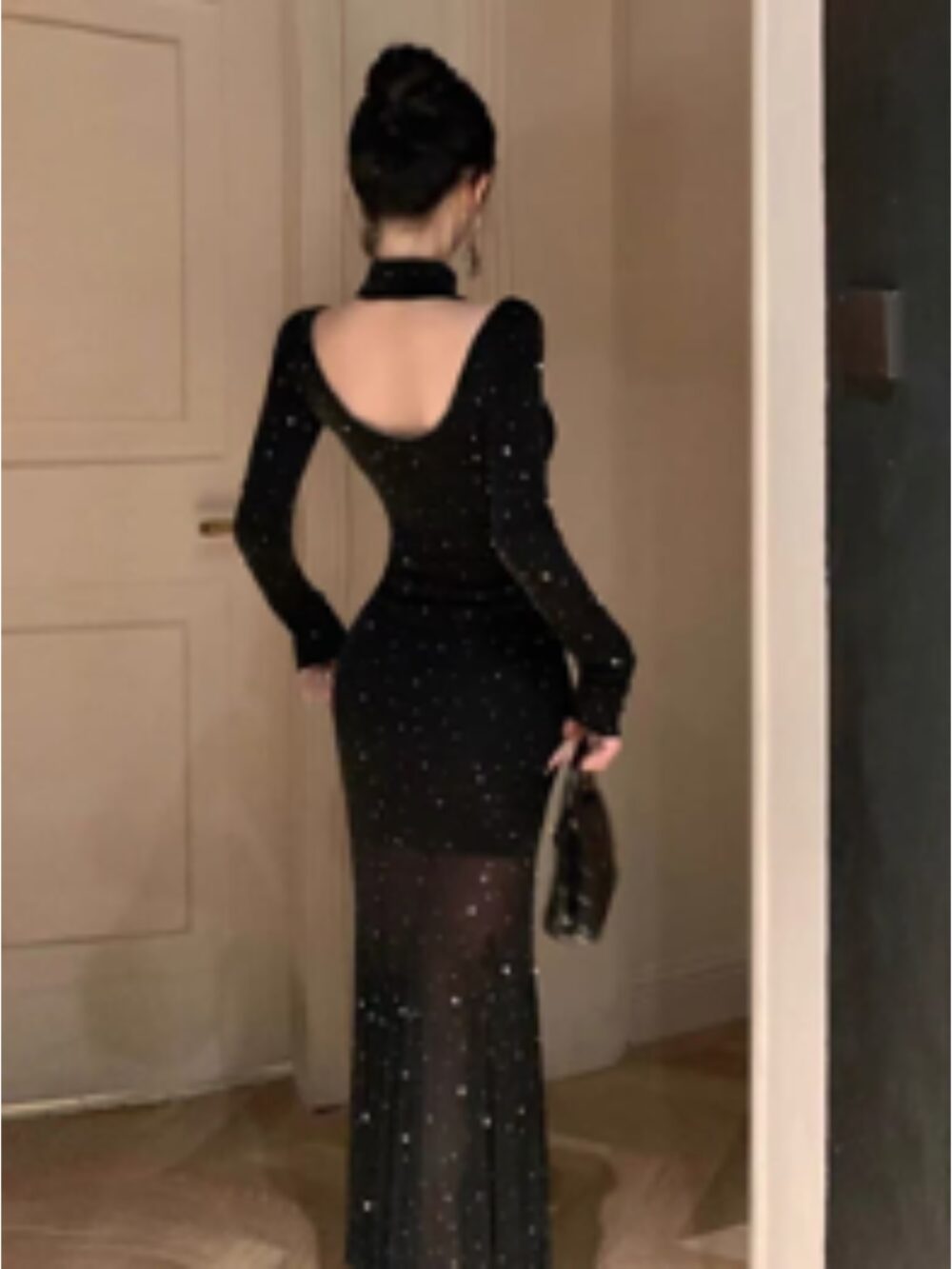 STARLIT ECLIPSE CUTOUT GOWN - Image 4