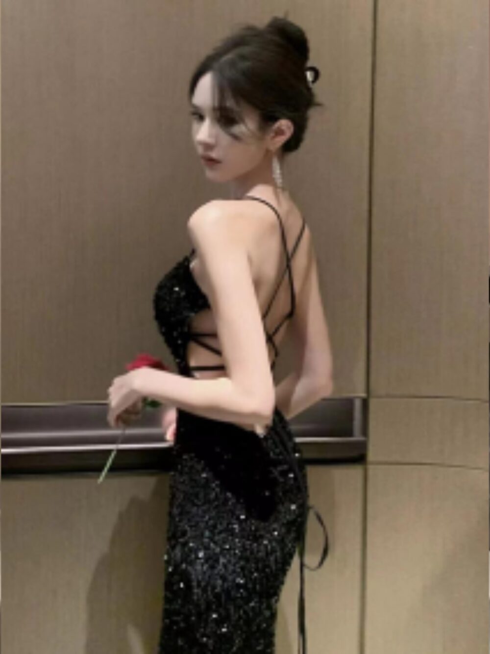 STARLIT SIREN SEQUIN GOWN - Image 3