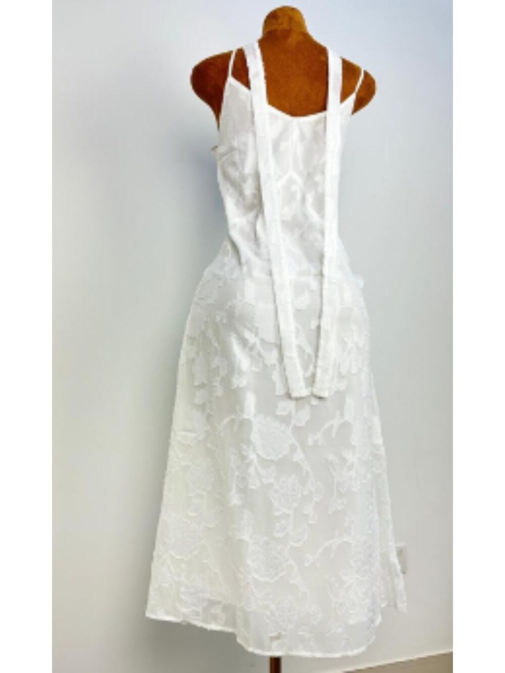 WHISPER LACE SHEER MIDI DRESS - Image 2