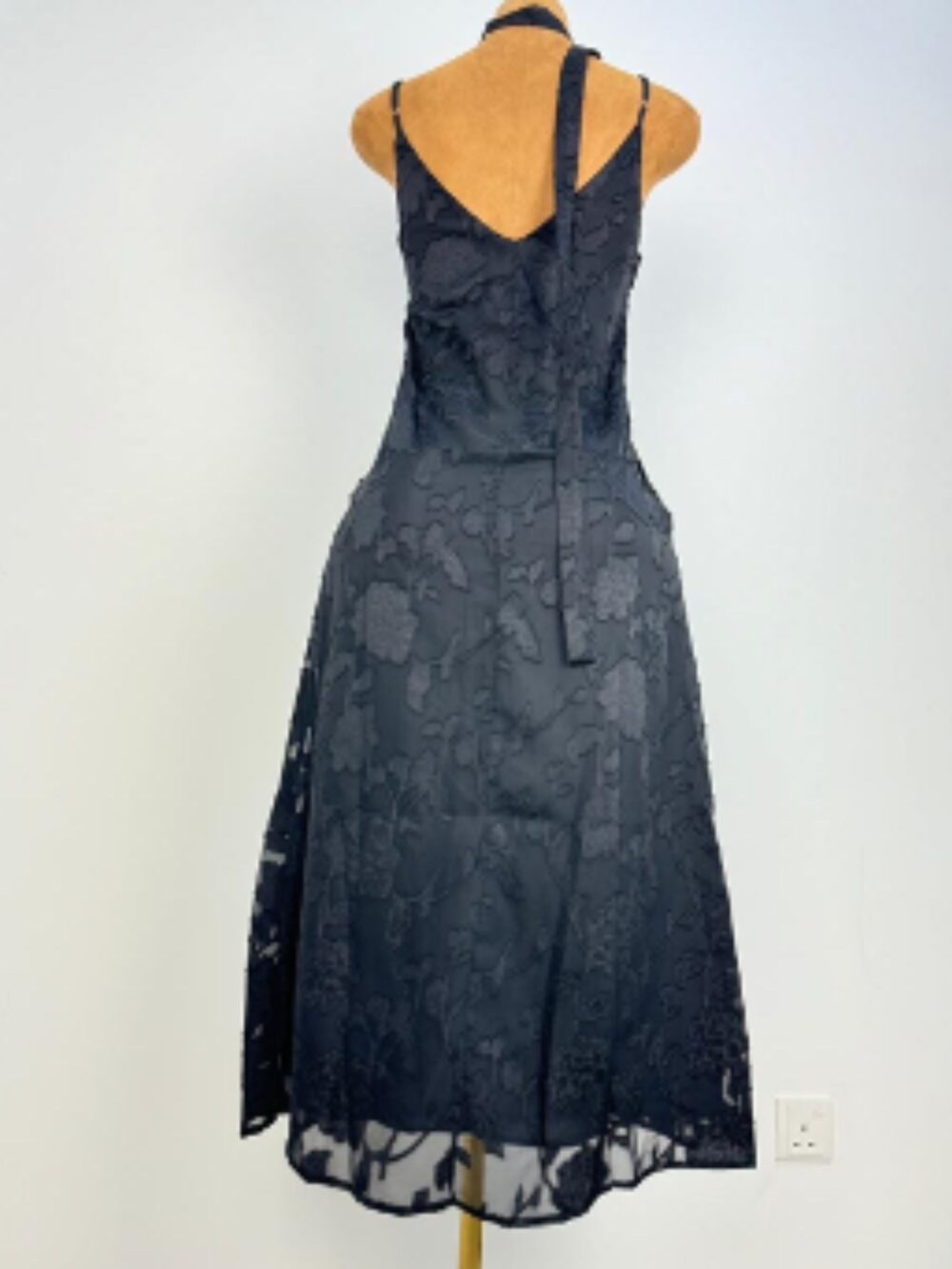 WHISPER LACE SHEER MIDI DRESS - Image 3