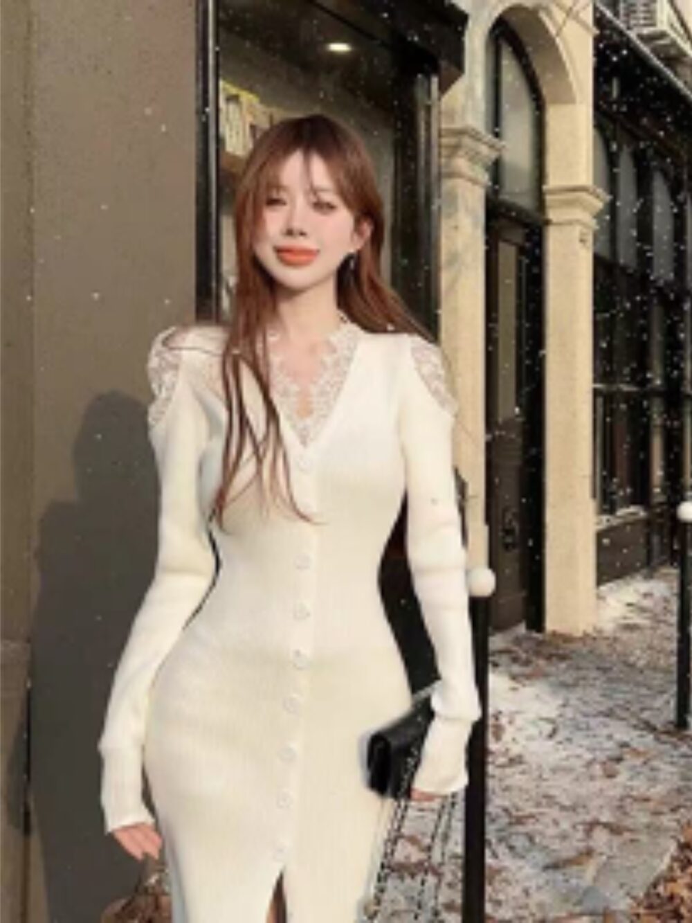 WINTER WHISPER KNIT DRESS - Image 2